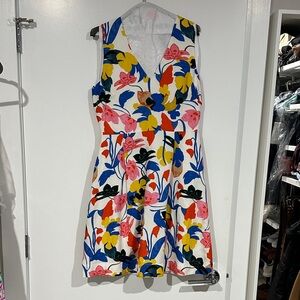 J. Crew Floral Mini Dress - Pink, Blue, Yellow